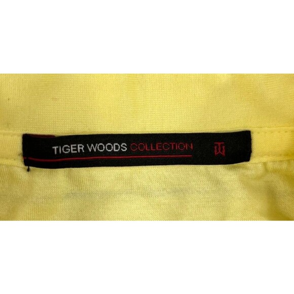 NEW Nike Dri Fit Men’s Small Tiger Woods Collection Golf Polo Shirt Yellow - Picture 3 of 11